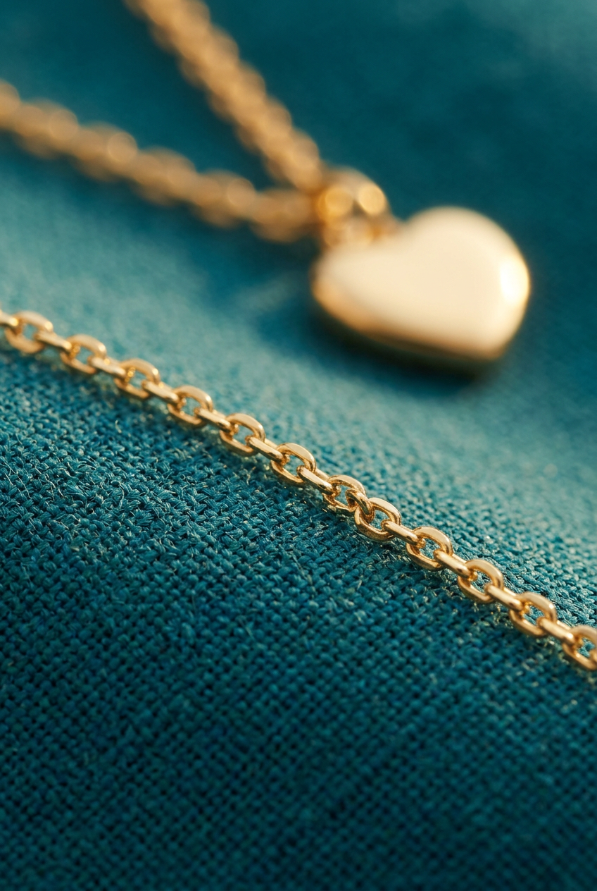 Aerivova Amour Heart Pendant Necklace, a Romantic Finishing Detail for Personal Layers and Everyday Outfits