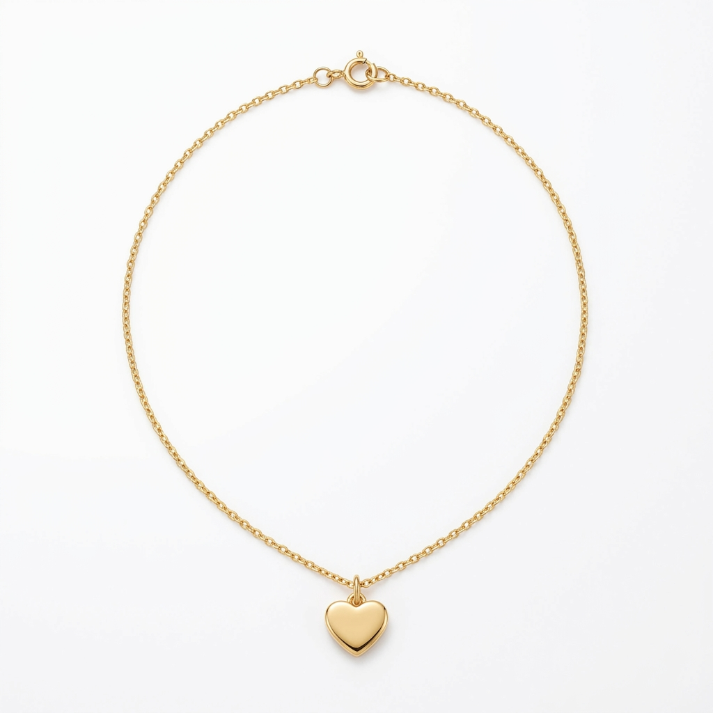 Aerivova Amour Heart Pendant Necklace, a Romantic Finishing Detail for Personal Layers and Everyday Outfits
