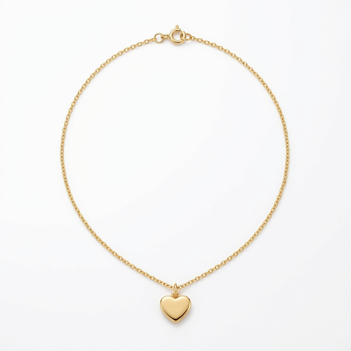 Aerivova Amour Heart Pendant Necklace, a Romantic Finishing Detail for Personal Layers and Everyday Outfits