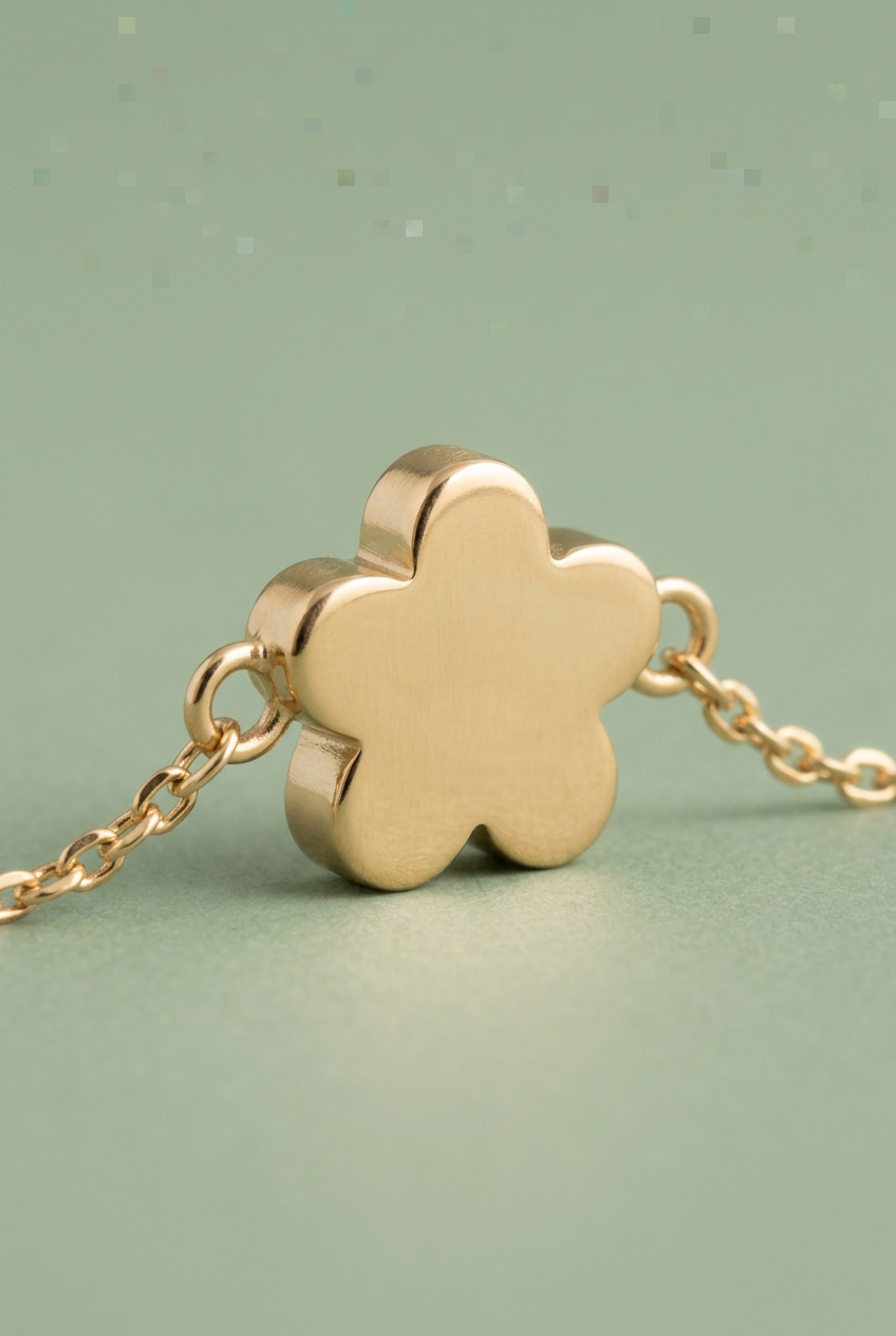 Aerivova Bloom Floral Charm Bracelet, a Botanical-Inspired Accent for Colorful Sleeves and Personal Everyday Styling
