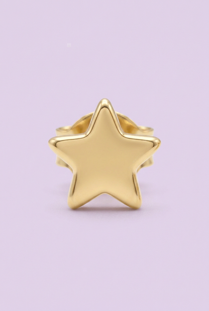 Aerivova Celeste Star Stud Earrings, a Celestial Accent for Playful Details and Understated Everyday Outfits