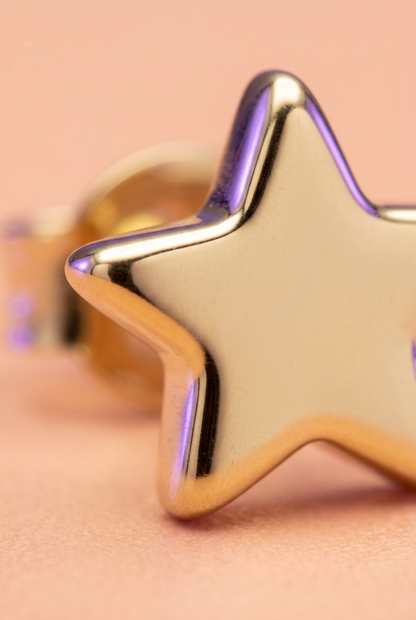 Aerivova Celeste Star Stud Earrings, a Celestial Accent for Playful Details and Understated Everyday Outfits