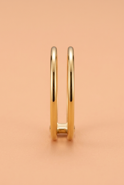 Aerivova Orbit Double Band Ring, a Layered-Look Silhouette for Intentional Ring Combinations and Modern Styling