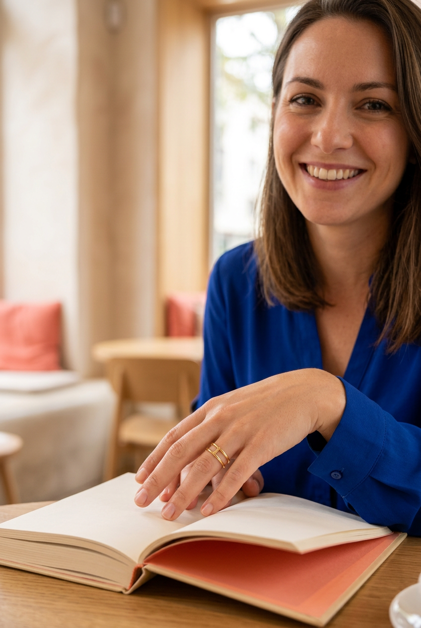 Aerivova Orbit Double Band Ring, a Layered-Look Silhouette for Intentional Ring Combinations and Modern Styling