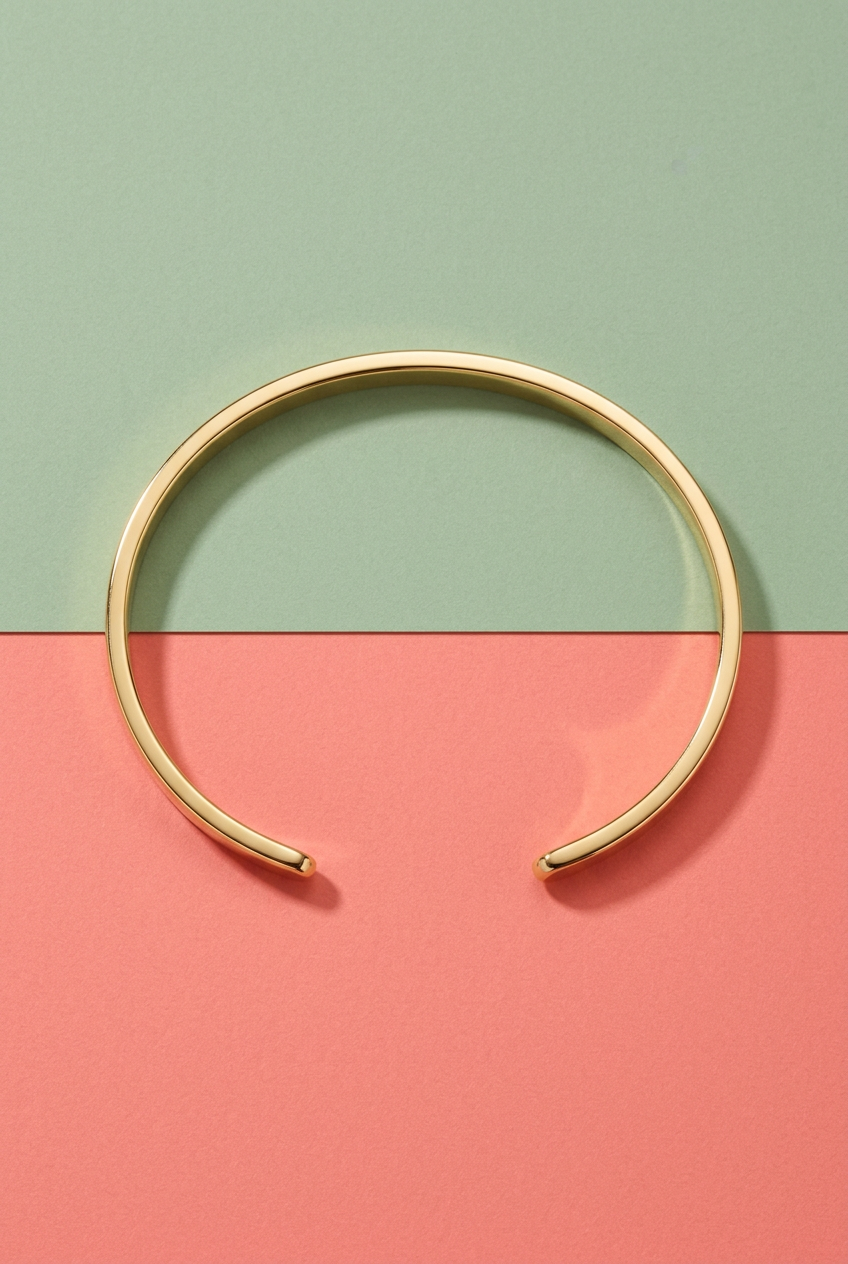 Aerivova Serene Open Cuff Bracelet, an Uncluttered Wrist Accent for Tailored Sleeves and Refined Everyday Styling