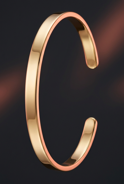 Aerivova Serene Open Cuff Bracelet, an Uncluttered Wrist Accent for Tailored Sleeves and Refined Everyday Styling